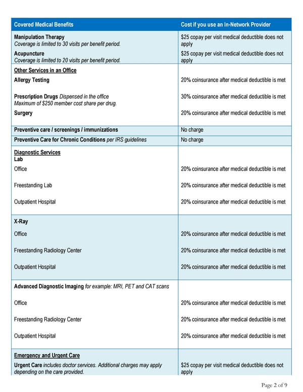 Anthem EPO 3000/25/50/20 Summary - Page 2