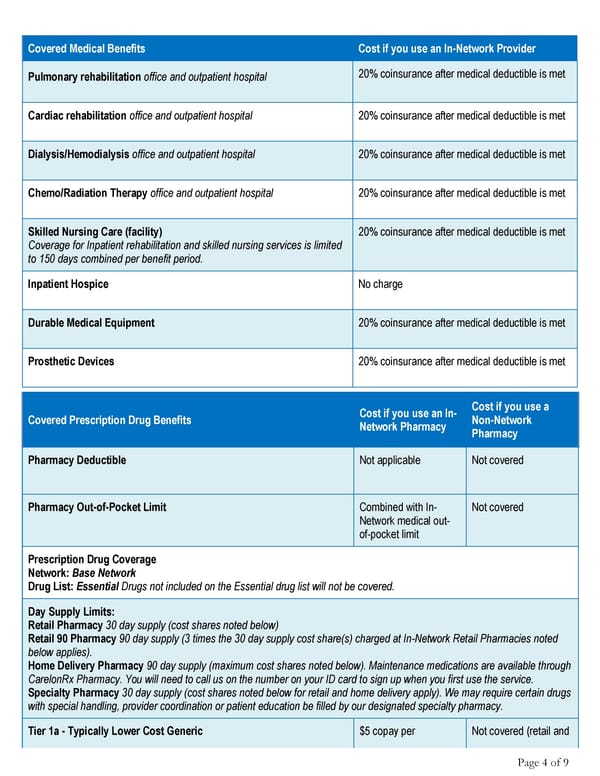 Anthem EPO 3000/25/50/20 Summary - Page 4