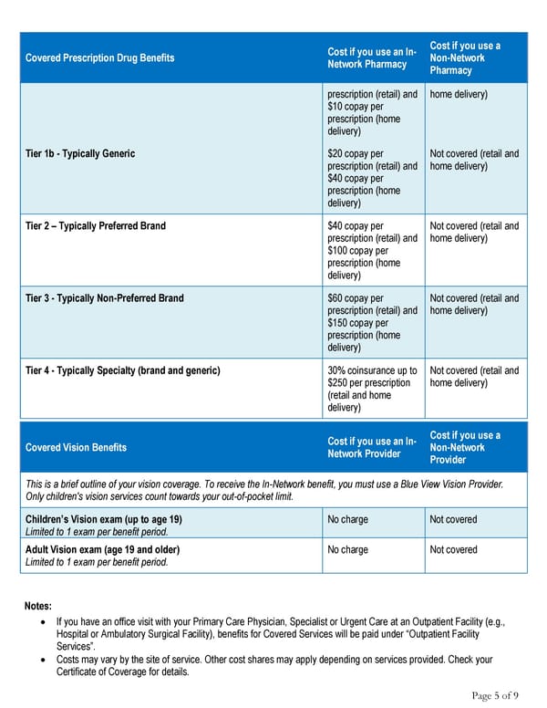 Anthem EPO 3000/25/50/20 Summary - Page 5