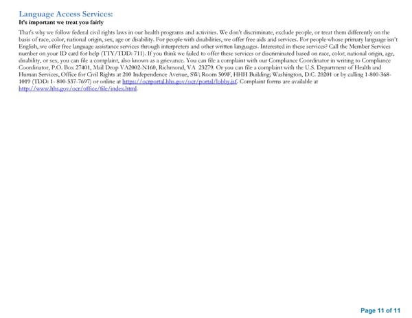 Anthem Value Ded HMO 2000 30 60 25% Select HMO SBC - Page 11