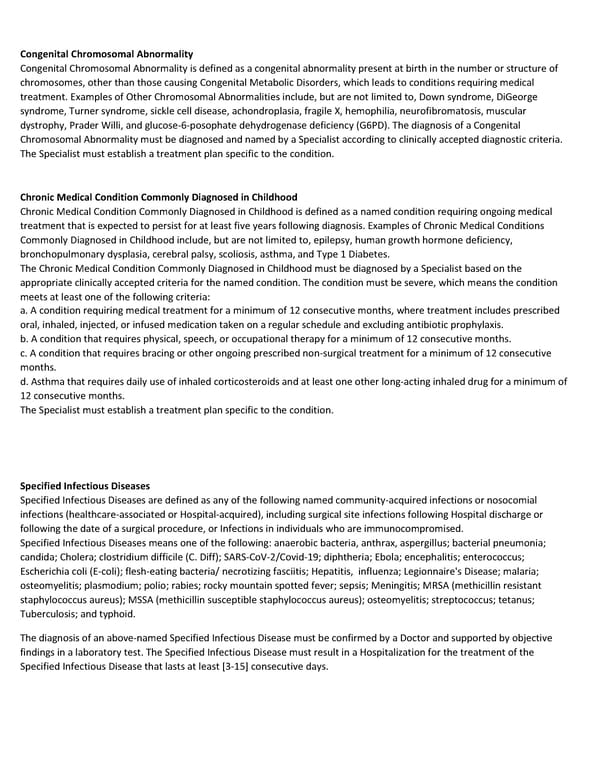 Critical Illness Benefits Summary - Page 7