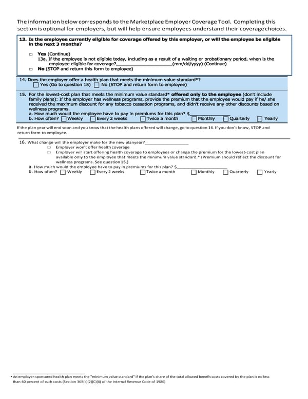 New Health Insurance Marketplace Coverage Options and Your Health Coverage - Page 4