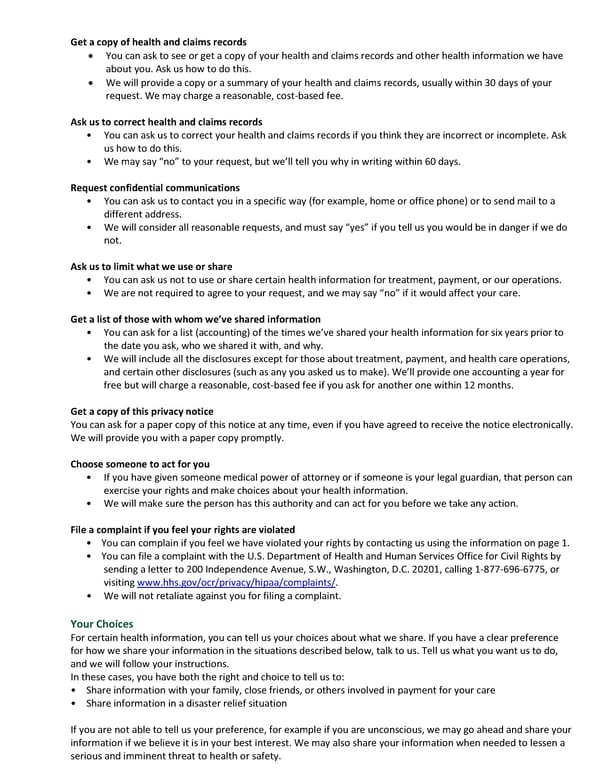 New Health Insurance Marketplace Coverage Options and Your Health Coverage - Page 11