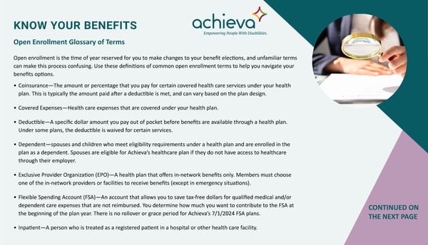 Achieva Benefit Guide 2025 - Page 4