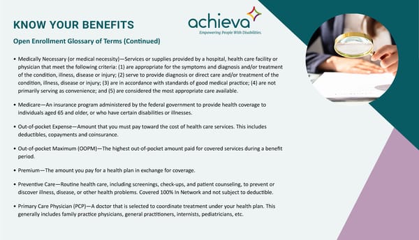 Achieva Benefit Guide 2025 - Page 5