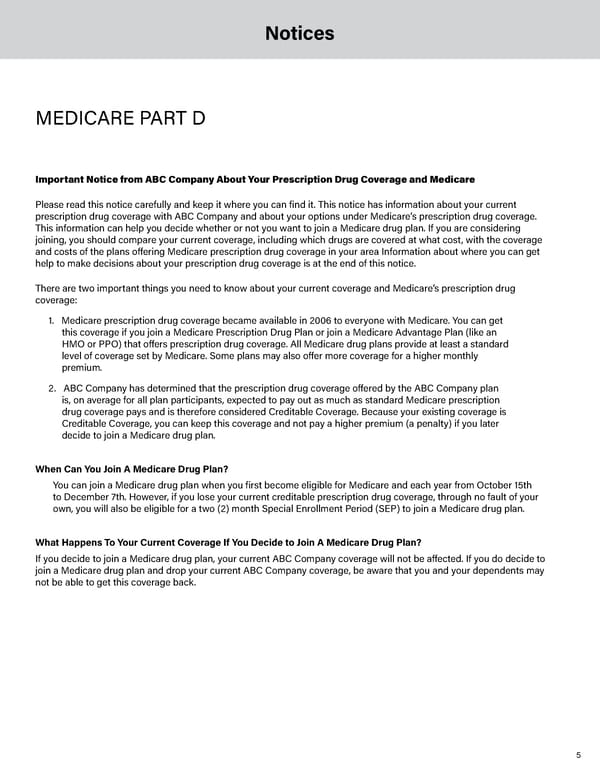 Notices: Health Insurance Enrollment and Rights - Page 5