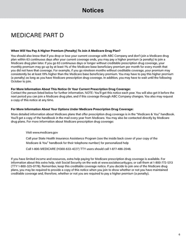 Notices: Health Insurance Enrollment and Rights - Page 6