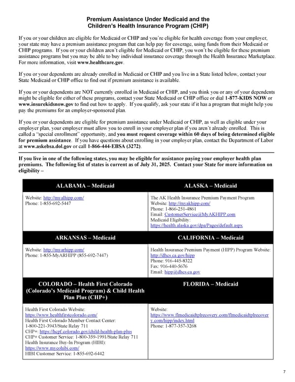 Notices: Health Insurance Enrollment and Rights - Page 7