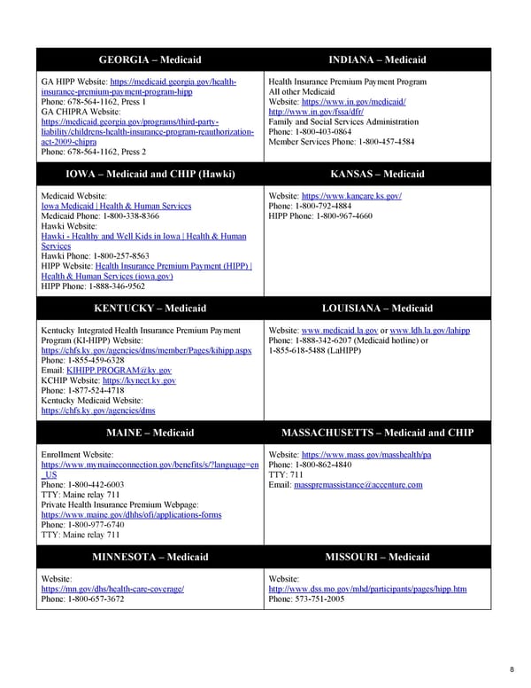 Notices: Health Insurance Enrollment and Rights - Page 8