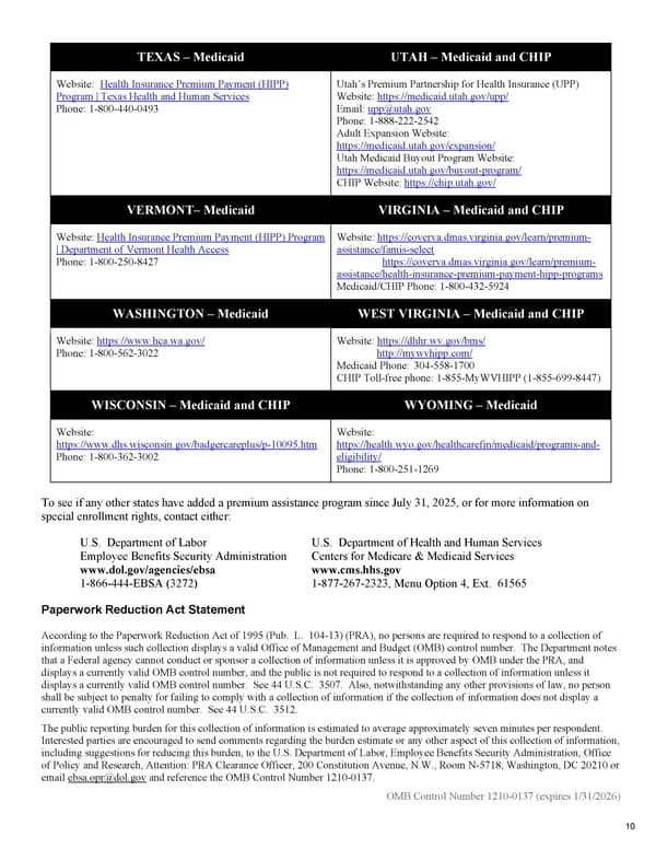 Notices: Health Insurance Enrollment and Rights - Page 10