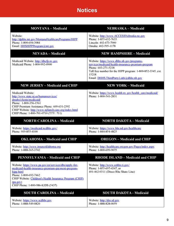 Employee Health Coverage Notices - Page 9