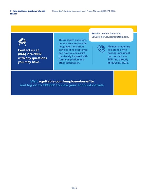 Hospital Indemnity Insurance Benefit Summary - Page 3