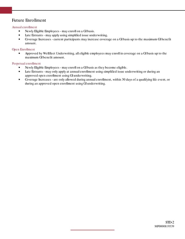Short Term Disability Income Insurance Overview - Page 2