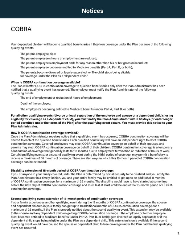 HIPAA and Health Insurance Notices - Page 3