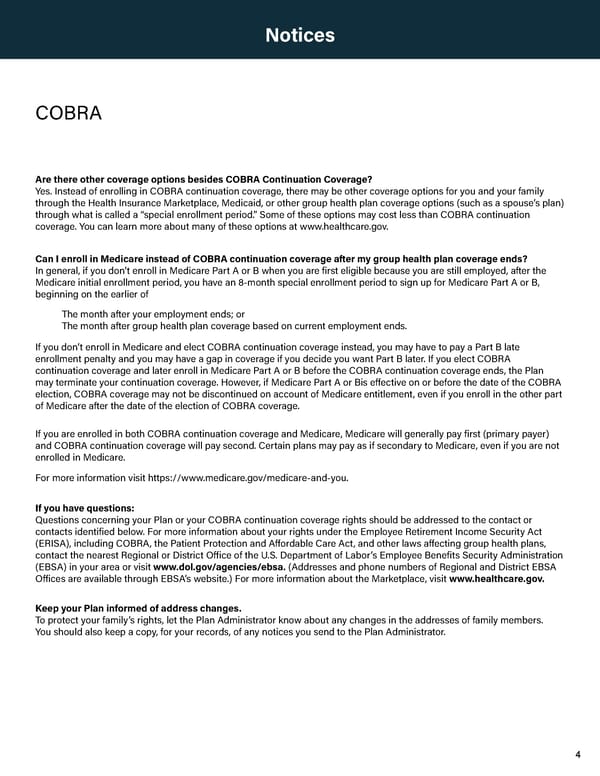 HIPAA and Health Insurance Notices - Page 4